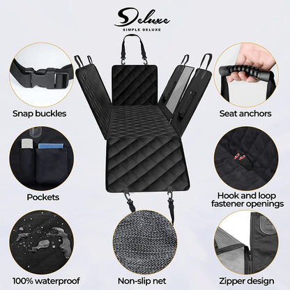 Deluxe Dog Car Seat Cover