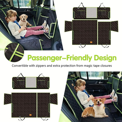 Dog Car Seat Cover for Back Seat 6-in-1